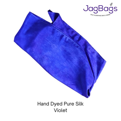 JagBag Long Silk Scarf - Violet